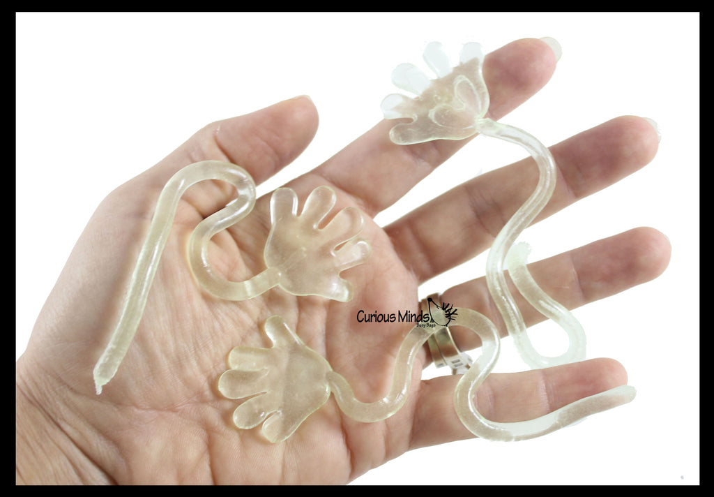 Glow Sticky Hands - Glow in the Dark - Fidgets - Anatomy - Halloween - Party Favor