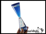 Goblet Liquid Dripping Timer - Calm Down Jar - Soothing and Calming Motion - Liquid Timer Sensory Office Toy - Visual Stimulation