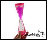 Goblet Liquid Dripping Timer - Calm Down Jar - Soothing and Calming Motion - Liquid Timer Sensory Office Toy - Visual Stimulation