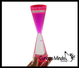 Goblet Liquid Dripping Timer - Calm Down Jar - Soothing and Calming Motion - Liquid Timer Sensory Office Toy - Visual Stimulation