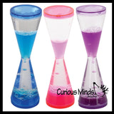 Goblet Liquid Dripping Timer - Calm Down Jar - Soothing and Calming Motion - Liquid Timer Sensory Office Toy - Visual Stimulation