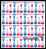 Goblet Liquid Dripping Timer - Calm Down Jar - Soothing and Calming Motion - Liquid Timer Sensory Office Toy - Visual Stimulation