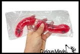 Jumbo Gross Worm - Large Squishy Sensory Gooey Fidget Toy - Filled with Bugs and Maggots