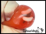 Jumbo Gross Worm - Large Squishy Sensory Gooey Fidget Toy - Filled with Bugs and Maggots