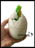 Jumbo Hatch and Grow a Dinosaur Egg in Water - Add Water and it Grows - Dino Prehistoric Critter Toy Bath - Soak in Water and It Expands