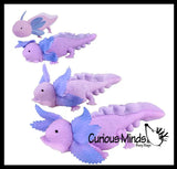 Jumbo Grow an Axolotl in Water - Add Water and it Grows - Critter Toy