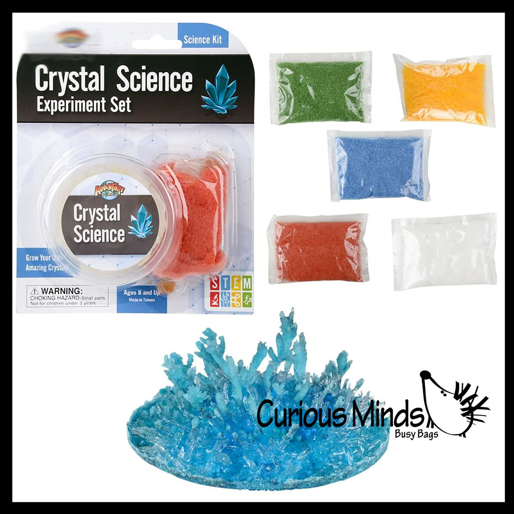 NEW - Grow a Crystal in Water - Toy Fun Science Experiment Craft Novelty Magic Absorbent Polymer Toy Gift