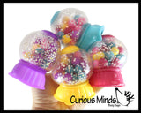Gumball Machine Molecule Ball - Squishy Fidget Ball - Unique Fun Stress Ball Filled with Squishy Balls