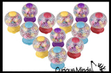 Gumball Machine Molecule Ball - Squishy Fidget Ball - Unique Fun Stress Ball Filled with Squishy Balls