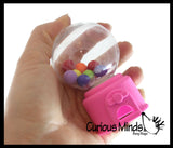 NEW - Cute Gumball Machine Eraser - Base is Also an Eraser Gum