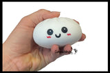 NEW - Mystery Doh Series 3.25" Dumpling Dim Sum - Ultra Squishy Relaxing Sensory Fidget Stress Toy