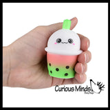 NEW - Bubble Tea Drink Squishy Squeeze Stress Ball Soft Doh Filling - Like Shaving Cream - Sensory, Fidget Toy