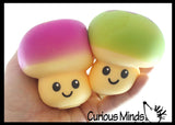 NEW - Mushroom Squishy Squeeze Stress Ball Soft Doh Filling - Like Shaving Cream - Sensory, Fidget Toy