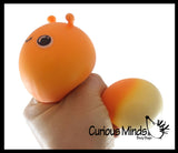 NEW - Slug Squishy Squeeze Stress Ball Soft Doh Filling - Like Shaving Cream - Sensory, Fidget Toy