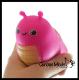 NEW - Slug Squishy Squeeze Stress Ball Soft Doh Filling - Like Shaving Cream - Sensory, Fidget Toy