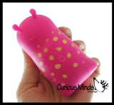 NEW - Slug Squishy Squeeze Stress Ball Soft Doh Filling - Like Shaving Cream - Sensory, Fidget Toy