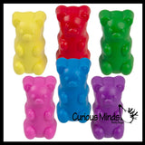 Cute Colorful Tiny Gummy Bear Figurines - Mini Toys - Small Novelty Prize Toy - Party Favors - Gift