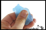 Bag of 6 Gummy Bear Squishy Mochi Fidget - Cute Animal Fidget Squishy Animals - Cute Sensory, Stress Toy
