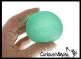 Speks Regular Size Round Gump - Sugar Maltose Thick Glue/Gel Syrup Molasses Stretch Ball - Ultra Squishy and Moldable Slow Rise Relaxing Sensory Fidget Stress Toy