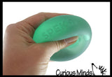 Speks Regular Size Round Gump - Sugar Maltose Thick Glue/Gel Syrup Molasses Stretch Ball - Ultra Squishy and Moldable Slow Rise Relaxing Sensory Fidget Stress Toy