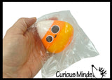 Halloween Ghost and Candy Corn Soft Cream Doh Filled Stress Ball - Squishy Gooey Squish Sensory Squeeze Balls - Spooky