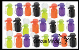 Halloween Mini Bubble Bottles - 4 Spooky Colors - Halloween Prize Toy Trick or Treat Favor