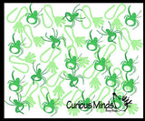 Halloween 216 Piece Glow in the Dark Toy Set -  Glow Sticky Hands - Spider Rings Trick or Treat (18 Dozen)