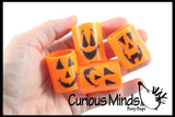 96 Piece Pumpkin Slime/Putty/Bubbles Small Toy Set - Pumpkin Guts Putty, Jack O Lantern Pumpkin Bubbles - Trick or Treat (8 Dozen)