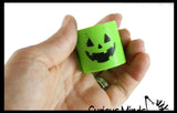 Halloween 96 Piece Pumpkin Small Toy Set - Pumpkin Guts Slime, and Jack O Lantern Spring Coils - Trick or Treat (8 Dozen)