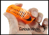 144 Piece Pumpkin Slime/Putty/Bubbles Small Toy Set - Pumpkin Guts Putty, Jack O Lantern Pumpkin Spring Coil - Trick or Treat (12 Dozen)