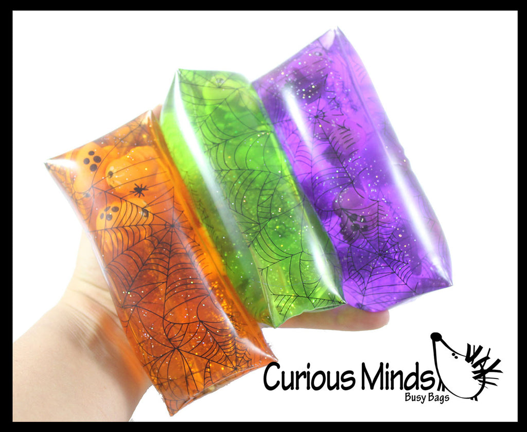 Halloween Spider Themed Water Wiggler Trick Snake Fun Gag Fidget Toy