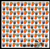 Halloween 96 Piece Slime/Putty Small Toy Set - Pumpkin Guts Putty, Witches Potion Putty -Trick or Treat (8 Dozen)