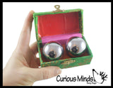 Chinese Health Harmony Baoding Balls - Stress Relief Fidget Balls - Roll in Hand and Makes Sounds