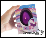 Jumbo Hatch and Grow a Unicorn Egg in Water - Add Water and it Grows - Girl Critter Toy Bath - Soak in Water and It Expands