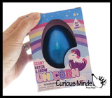 Jumbo Hatch and Grow a Unicorn Egg in Water - Add Water and it Grows - Girl Critter Toy Bath - Soak in Water and It Expands