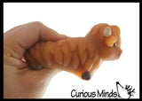 Highland Cow Large Mochi - Cute Animal Gummy Mochi Fidget Squishy Animals - Cute Individually Wrapped Toys - Sensory, Stress, Fidget Party Favor Toy