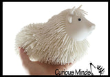 Shaggy Highland Cow Large 9" Puffer Ball - Sensory Therapy Fidget Stress Balls - OT Autism SPD