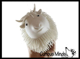 Shaggy Highland Cow Large 9" Puffer Ball - Sensory Therapy Fidget Stress Balls - OT Autism SPD