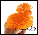 Puffer Highland Cow Fidget Toys - Air Filled Hairy Cute Long Hair Cows