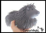 Shaggy Highland Cow Large 9" Puffer Ball - Sensory Therapy Fidget Stress Balls - OT Autism SPD