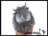 Shaggy Highland Cow Large 9" Puffer Ball - Sensory Therapy Fidget Stress Balls - OT Autism SPD