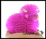 Puffer Highland Cow Fidget Toys - Air Filled Hairy Cute Long Hair Cows