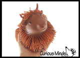 Shaggy Highland Cow Large 9" Puffer Ball - Sensory Therapy Fidget Stress Balls - OT Autism SPD