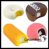Hostess Snack Cakes Slow Rise Squishy Toy - Twinkie, Snowball, Donut, Cupcake