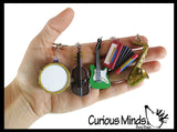 LAST CHANCE - LIMITED STOCK - Musical Instrument Key Chains - Mini Replicas for Band and Orchestra