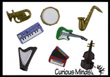 LAST CHANCE - LIMITED STOCK - Musical Instrument Key Chains - Mini Replicas for Band and Orchestra