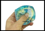 Sugar Ice Cube Kool Kube Cube Ball - Irre-squish-tible Thick Glue/Gel Syrup Molasses Stretch Ball - Ultra Squishy and Moldable Slow Rise Relaxing Sensory Fidget Stress Toy Square Ice