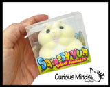 Soft Velvet Flocked Chubby Hamster Slow Rise Foam Squishy Toy