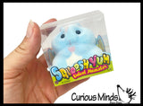 Soft Velvet Flocked Chubby Hamster Slow Rise Foam Squishy Toy
