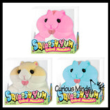 Soft Velvet Flocked Chubby Hamster Slow Rise Foam Squishy Toy